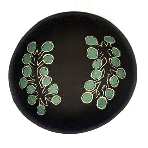 Quandong "Janbal" Ceramic Bowl Green - Margaret Rocky