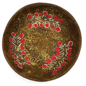 Quandong "Janbal" Ceramic Bowl Red - Margaret Rocky