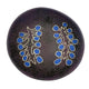 Quandong "Janbal" Ceramic Bowl Blue - Margaret Rocky