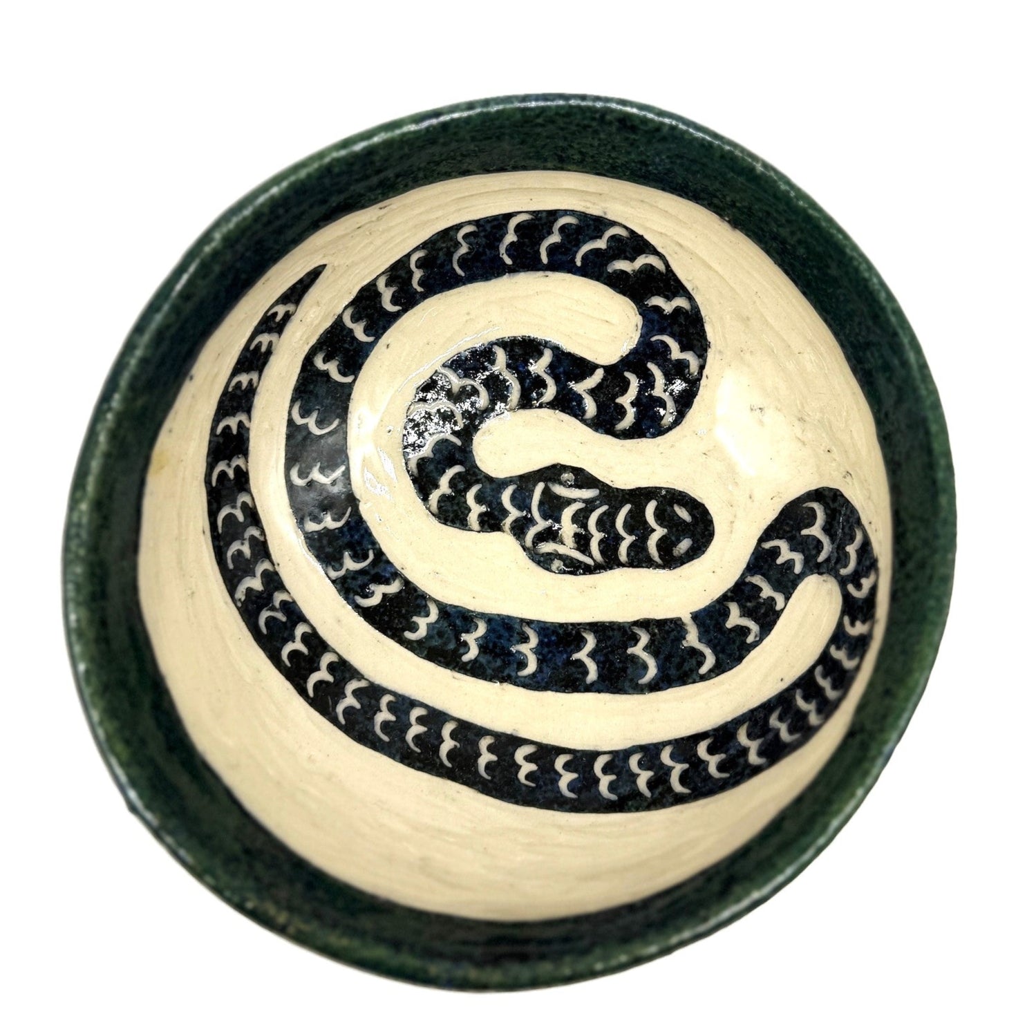 Carpet Snake "Kurriyala" Ceramic Bowl - Lorna Shaun