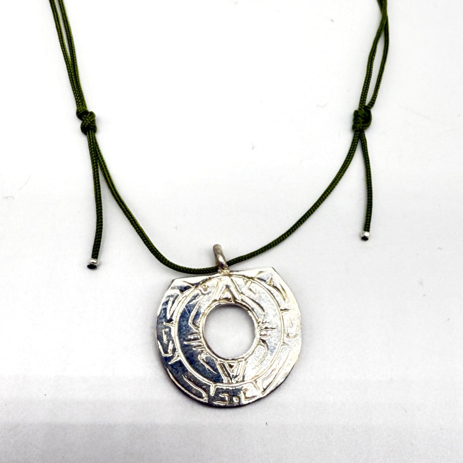 Sterling Silver Moa Island Style Pendant - Nathan Dowling