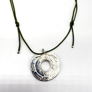 Sterling Silver Moa Island Style Pendant - Nathan Dowling