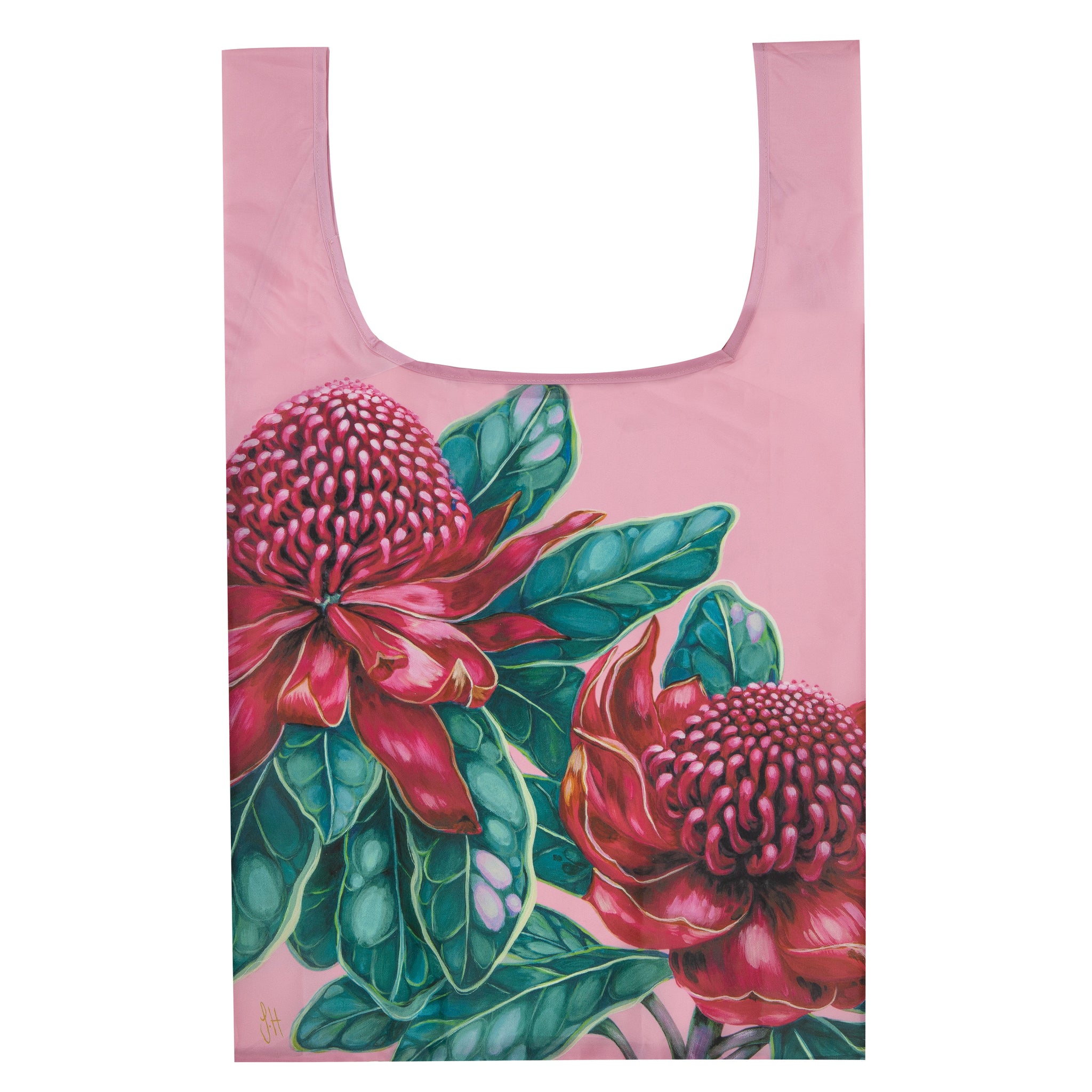 Native Flora Waratah RPET Shopping Bag