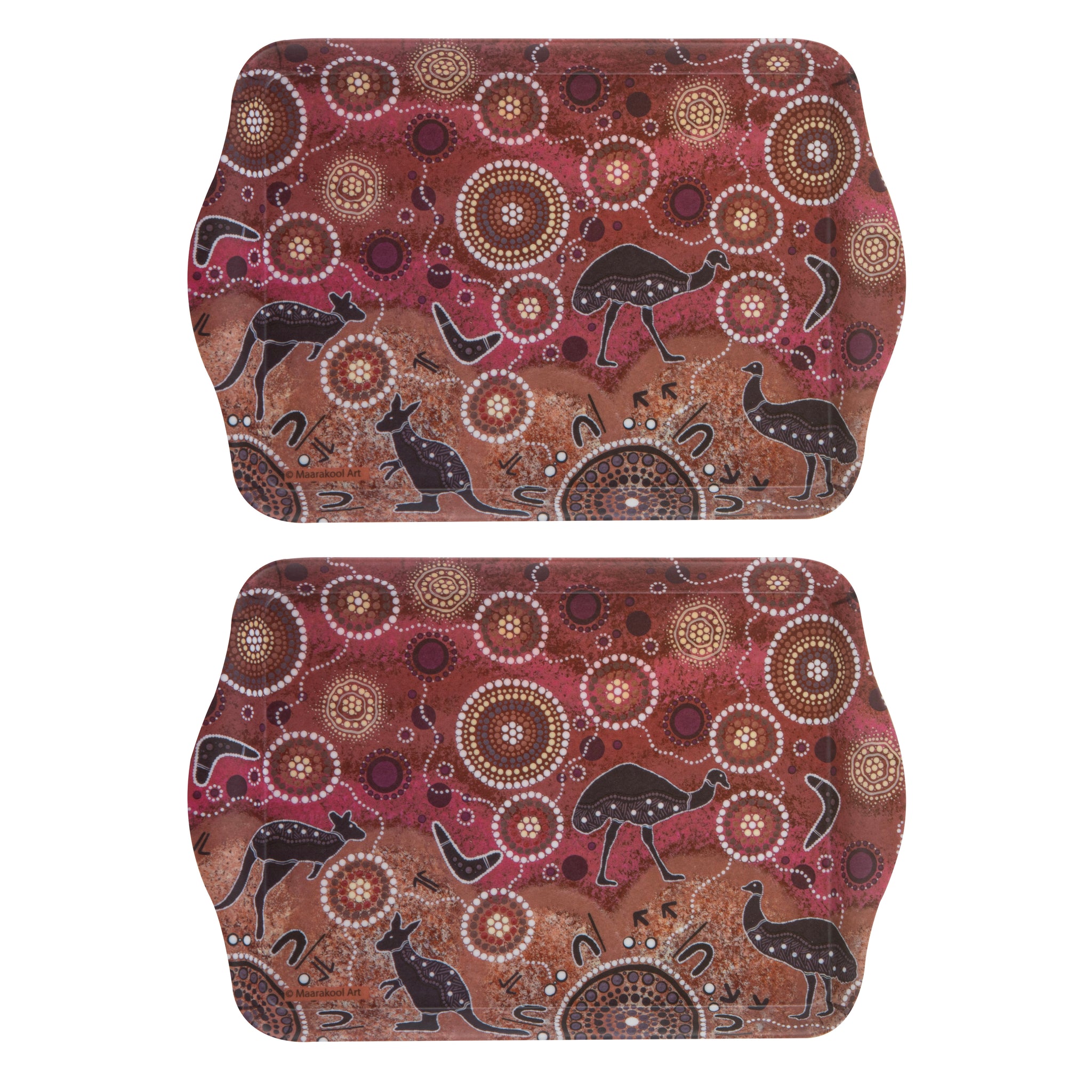 Spirit Land Hunting at Sunset 2pk Scatter Tray