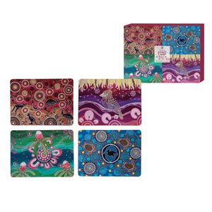 Spirit Land 4pk Assorted Placemat Set