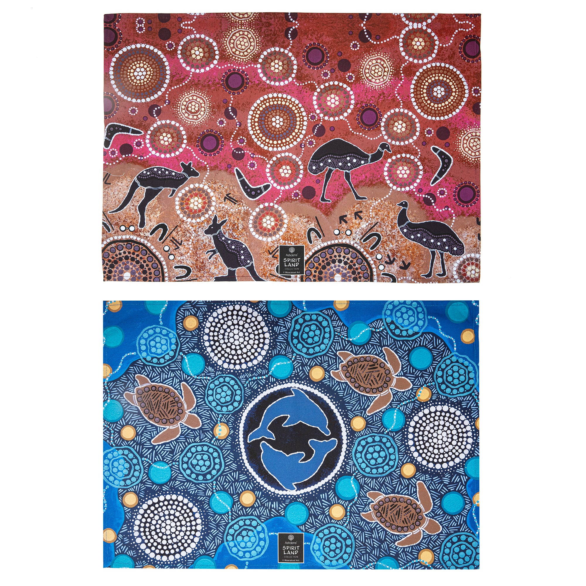 Spirit Land Harmony Sunset 2pk Kitchen Tea Towel
