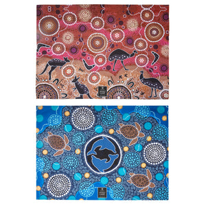 Spirit Land Harmony Sunset 2pk Kitchen Tea Towel