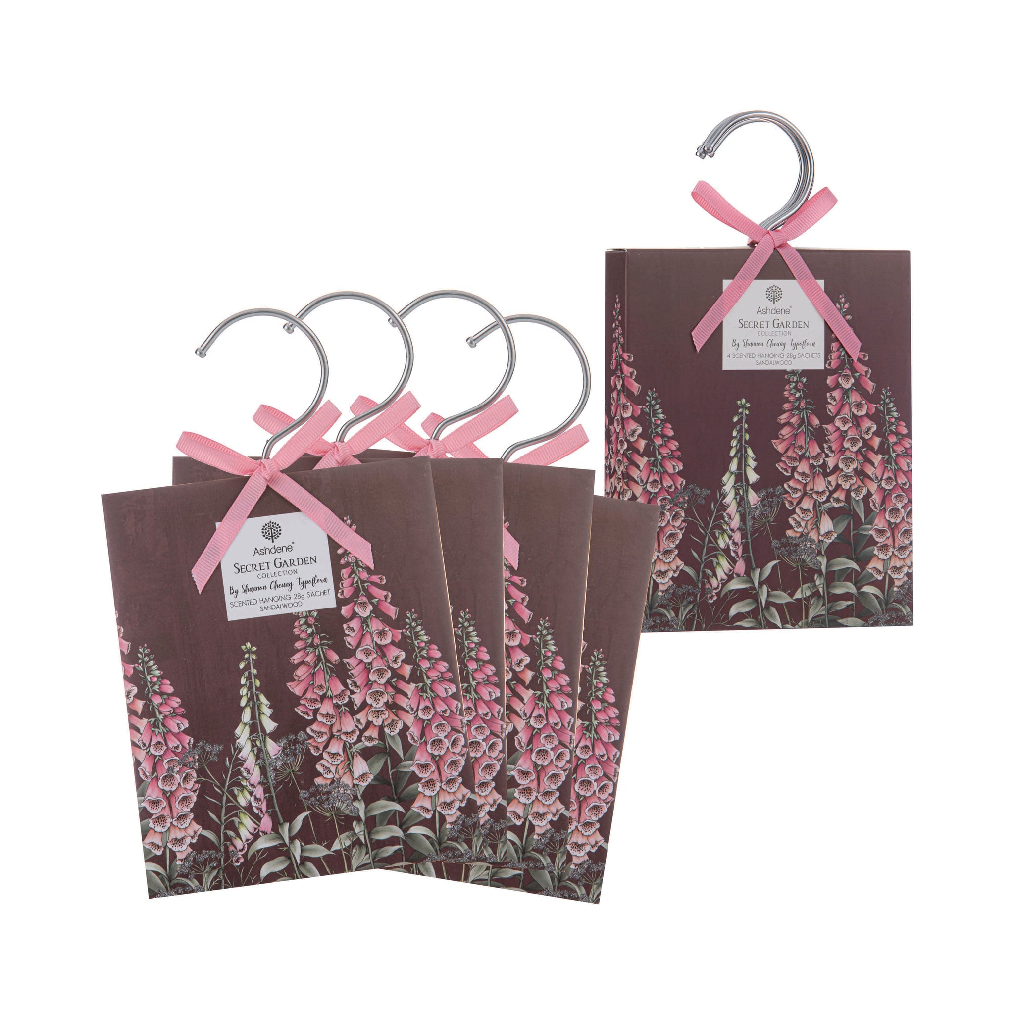 Secret Garden 28g 4 pack Sandalwood Hang Scented Sachet