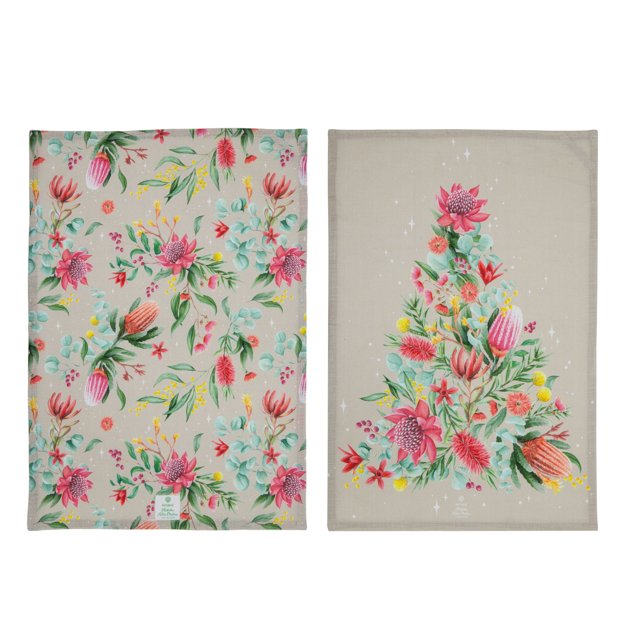 Twinkling Blooms 2pk Kitchen Tea Towel
