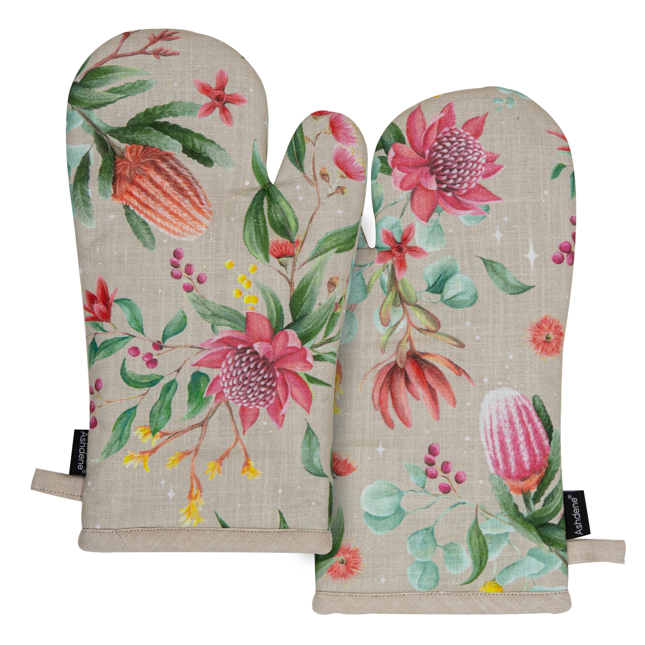 Twinkling Blooms 2pk Oven Mitt