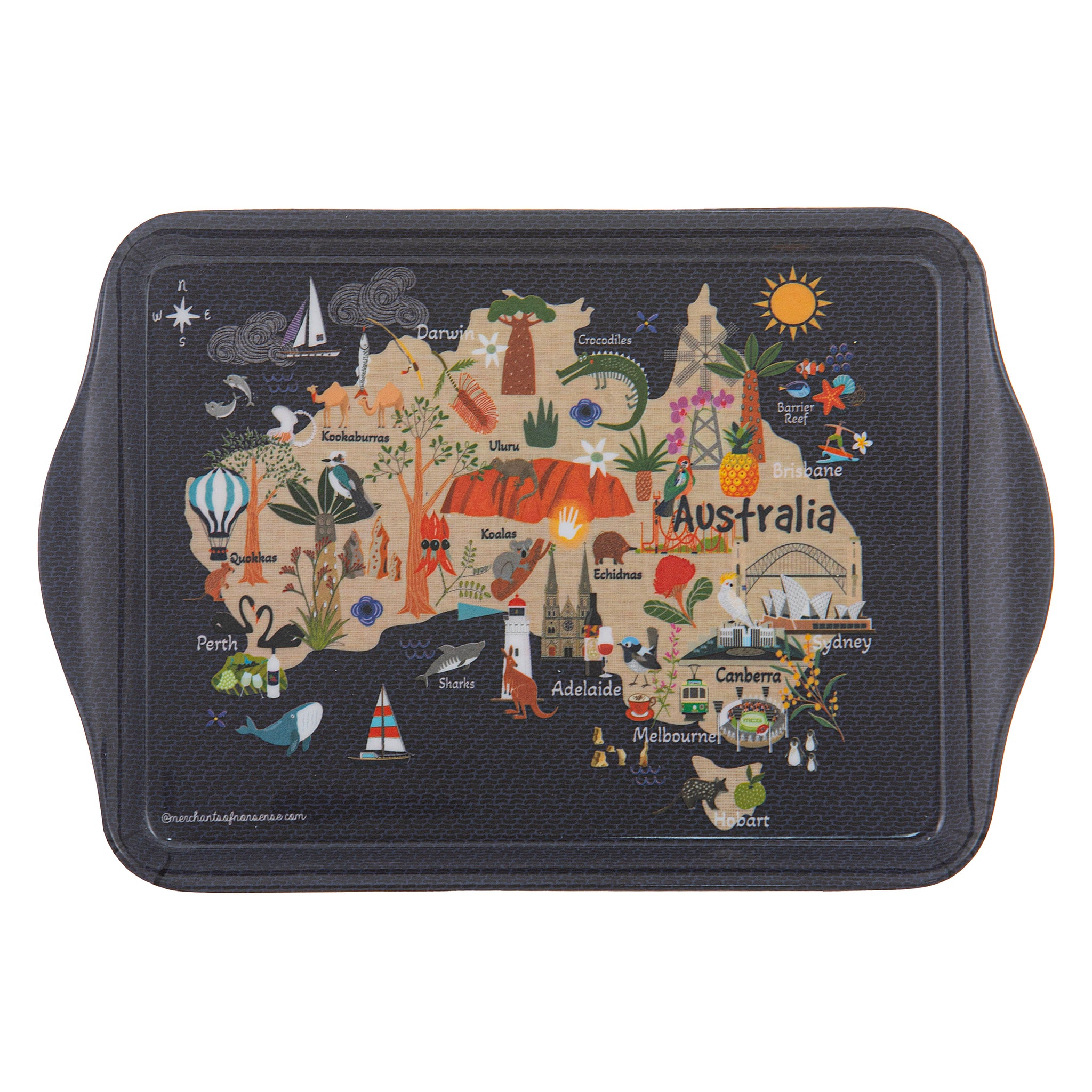 Land Down Under - Australia 2Pk Scatter Tray