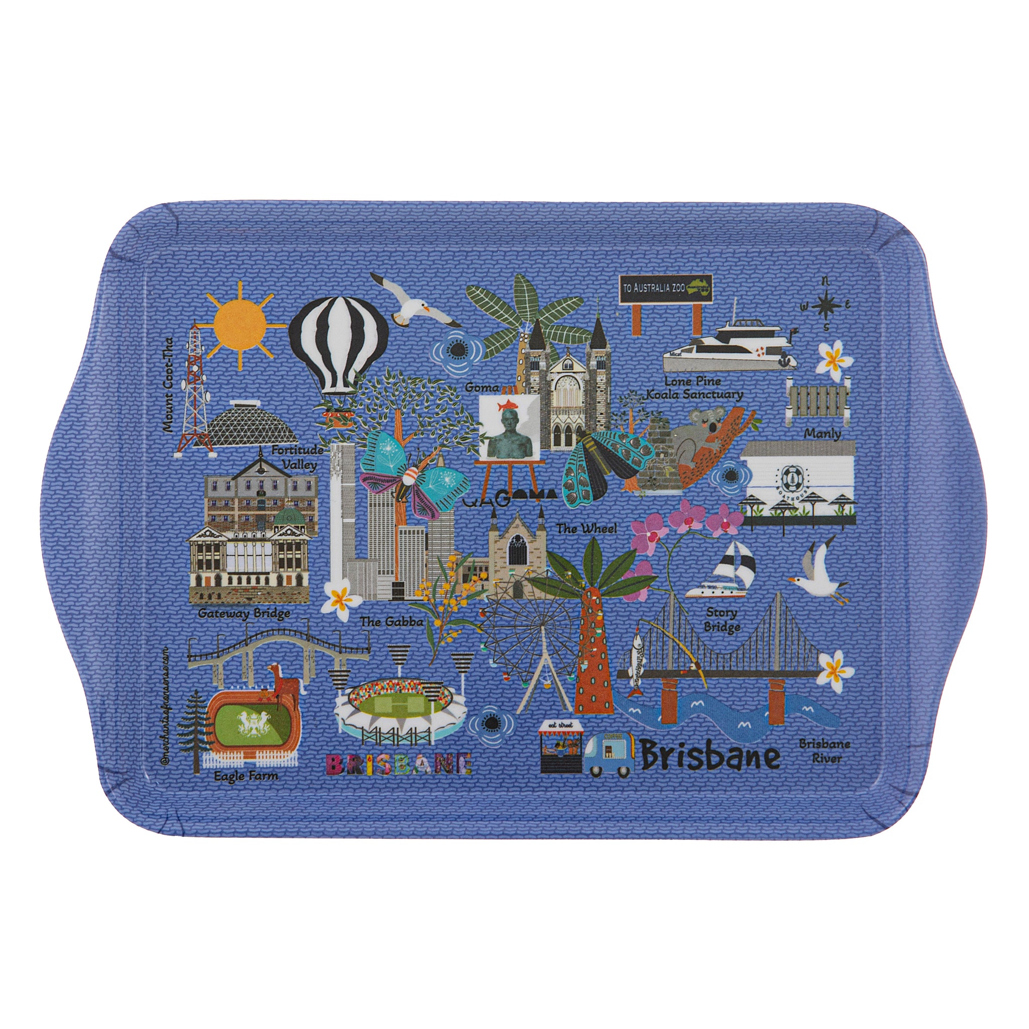 Land Down Under - Brisbane 2Pk Scatter Tray