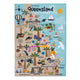 Land Down Under - Queensland Kitchen Tea Towel