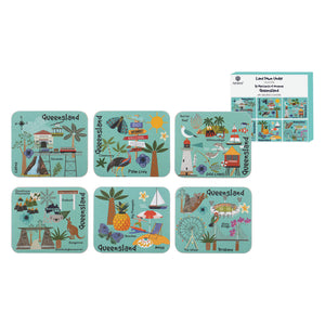 Land Down Under - Queensland 6pk Coaster Set