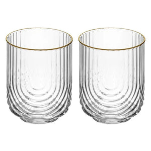 Florence Clear 2 Pk Lowball Tumbler