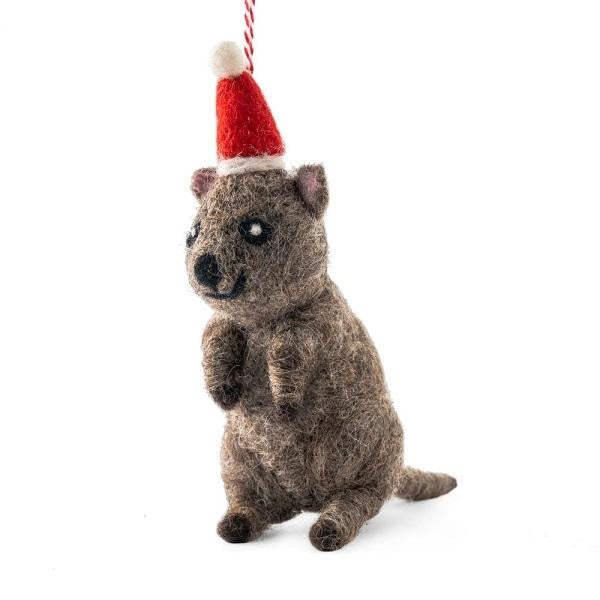 Queenie Quokka Christmas Decoration