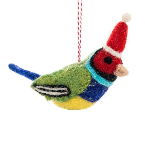 Gouldian Finch Fae Christmas Decoration