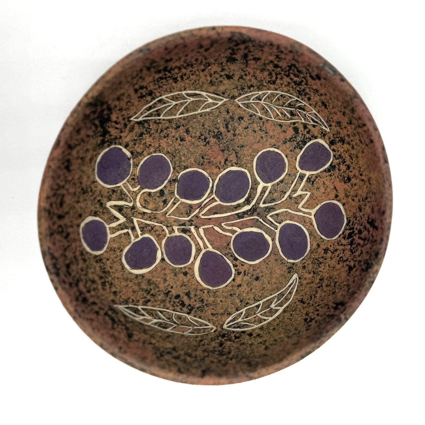 Quandong "Janbal" Ceramic Bowl - Margaret Rocky