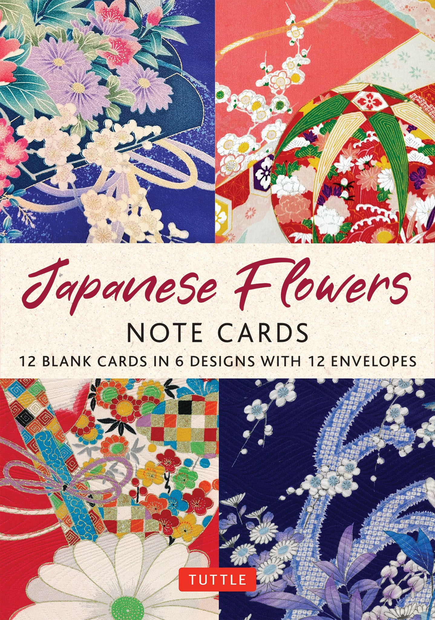 Japanese Flowers Note Cards