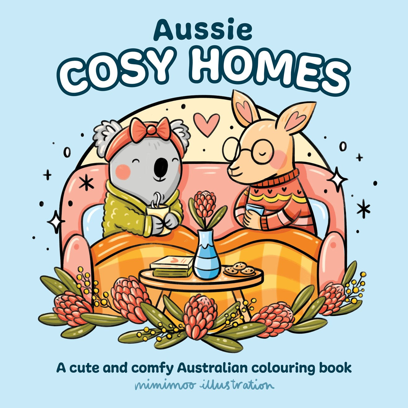 Aussie Cosy Homes:  A Cute and Comfy Australian Colouring Book