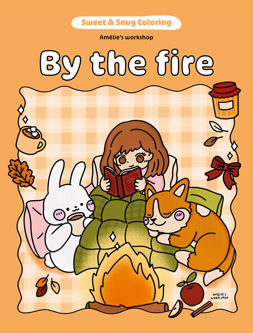 Sweet & Snug Coloring: By the Fire