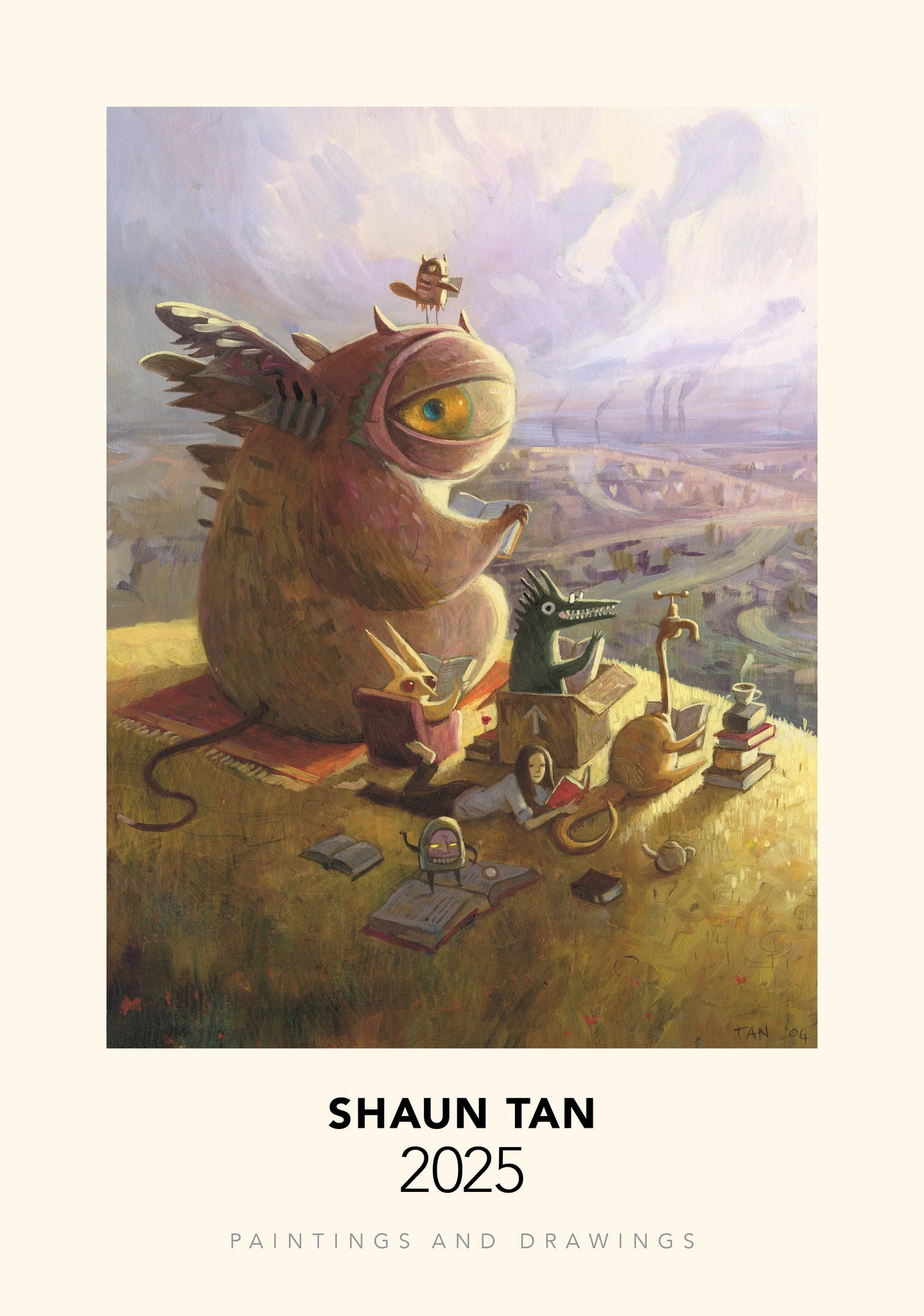 Shaun Tan 2025 Calendar Paintings and Drawings