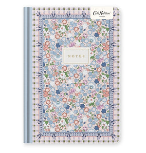 Cath Kidston A5 Premium Hard Cover Notebook - Cream Dreamy Ditsy Check