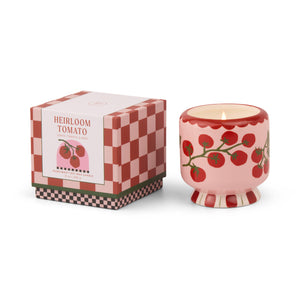 Adopo 8oz Ceramic Candle Tomato Vine - Heirloom Tomato