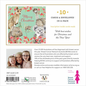 Christmas Card Wallet - BCNA - Animal Greetings