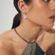 Athena Earrings Raw Clear