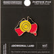 Aboriginal Land Enamel Pin