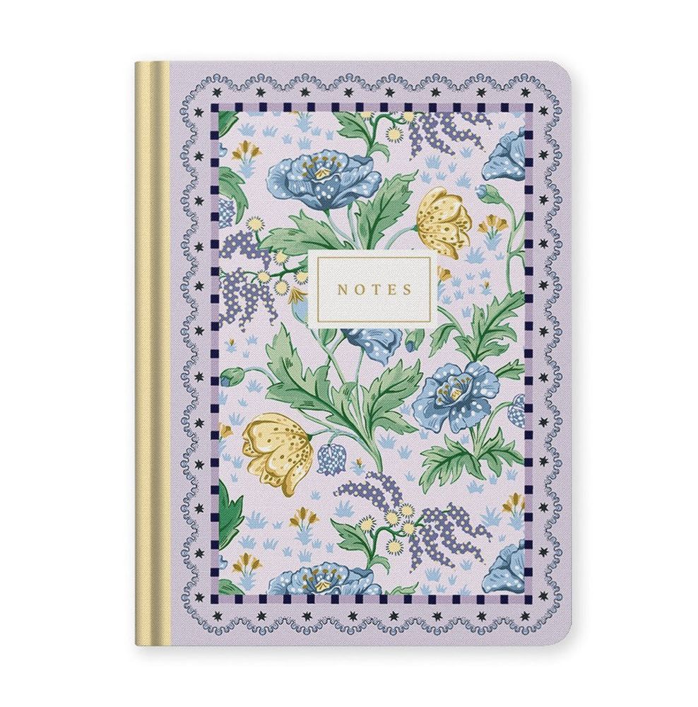 Cath Kidston B6 Premium Hard Cover Notebook - Painted by Numbers Lilac