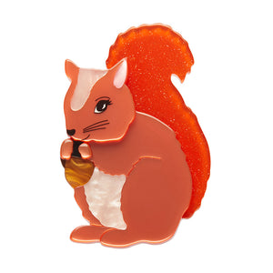 Cheeky Squirrel Brooch