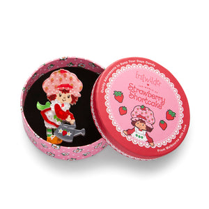 Strawberry Gardening Brooch