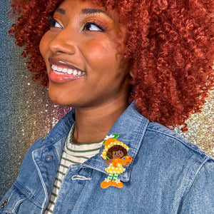 Orange Blossom Brooch