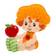 Apple Dumplin Brooch