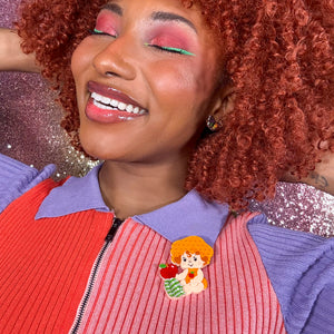 Apple Dumplin Brooch