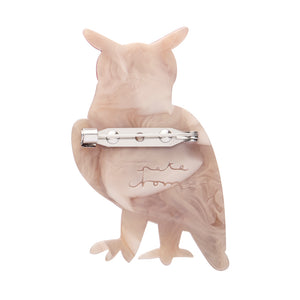 Grand Great Horned Owl Brooch