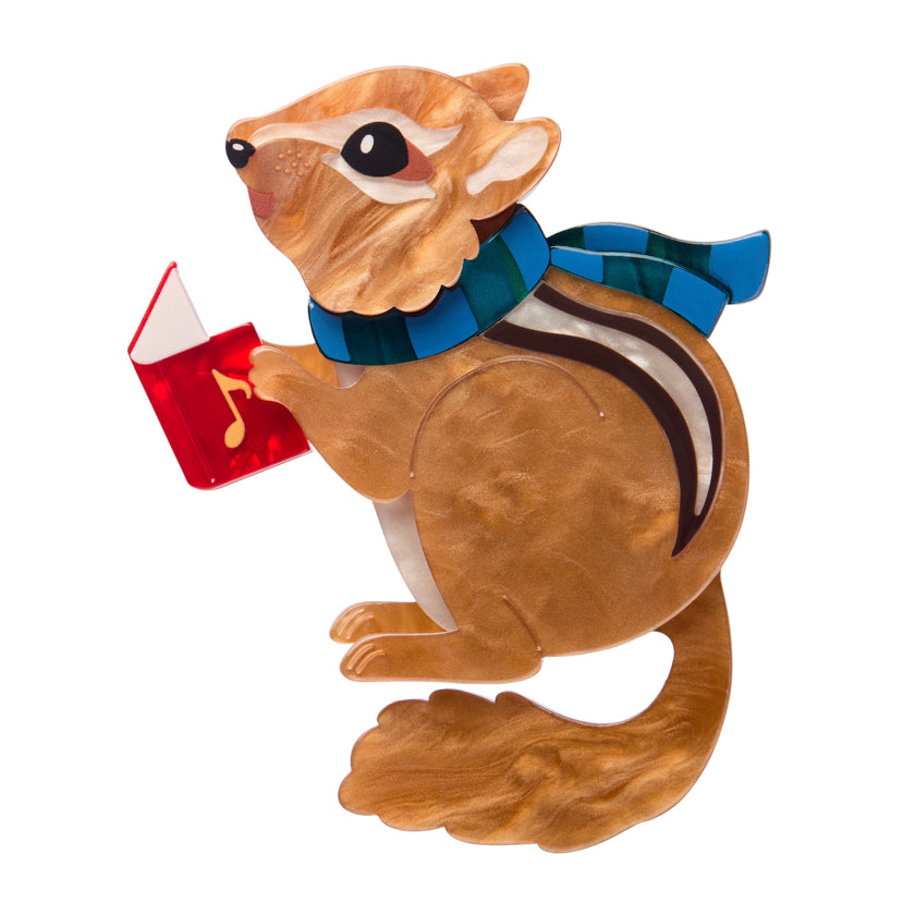 Charlie the Chipmunk Brooch