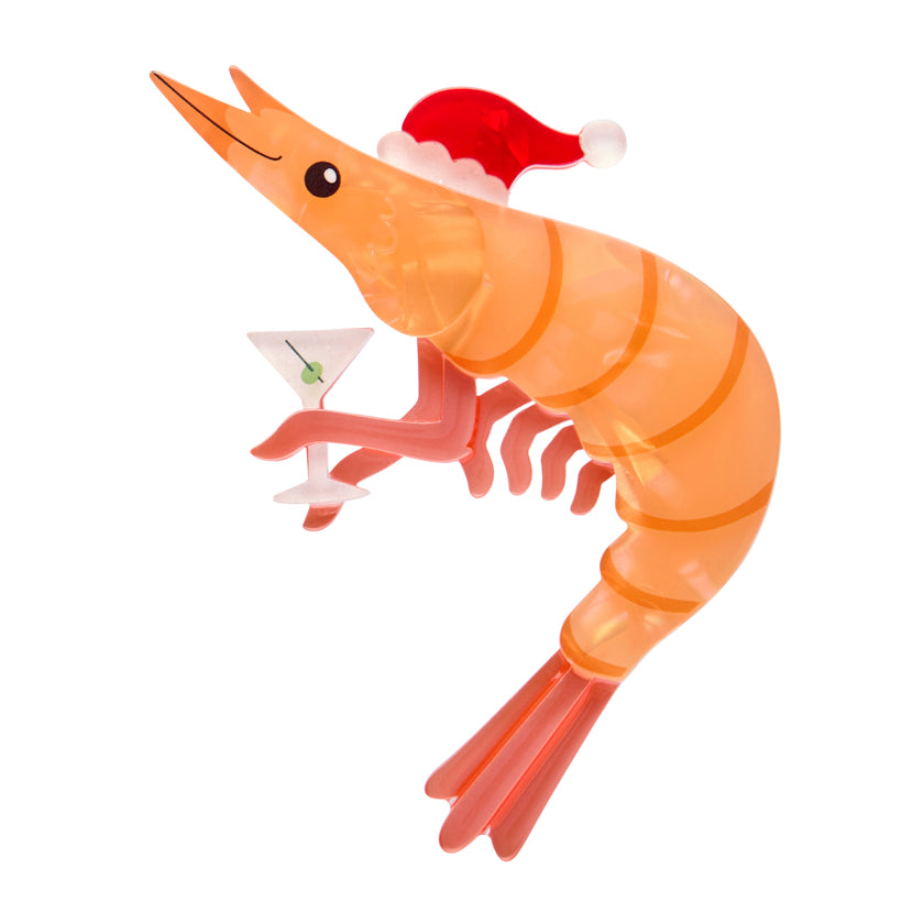Pascal the Prawn Brooch