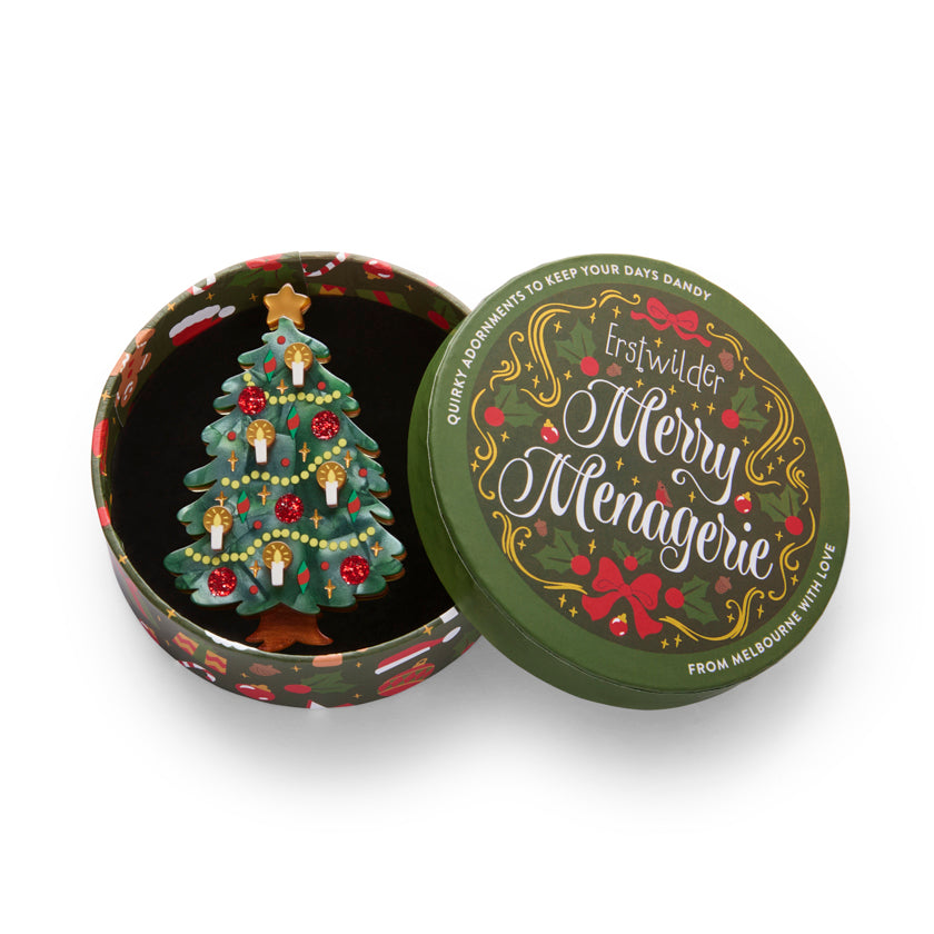 Christmas Tree Centre Piece Brooch