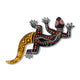 Jurutu (Lizard) Brooch