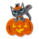 Cat O'Lantern Brooch