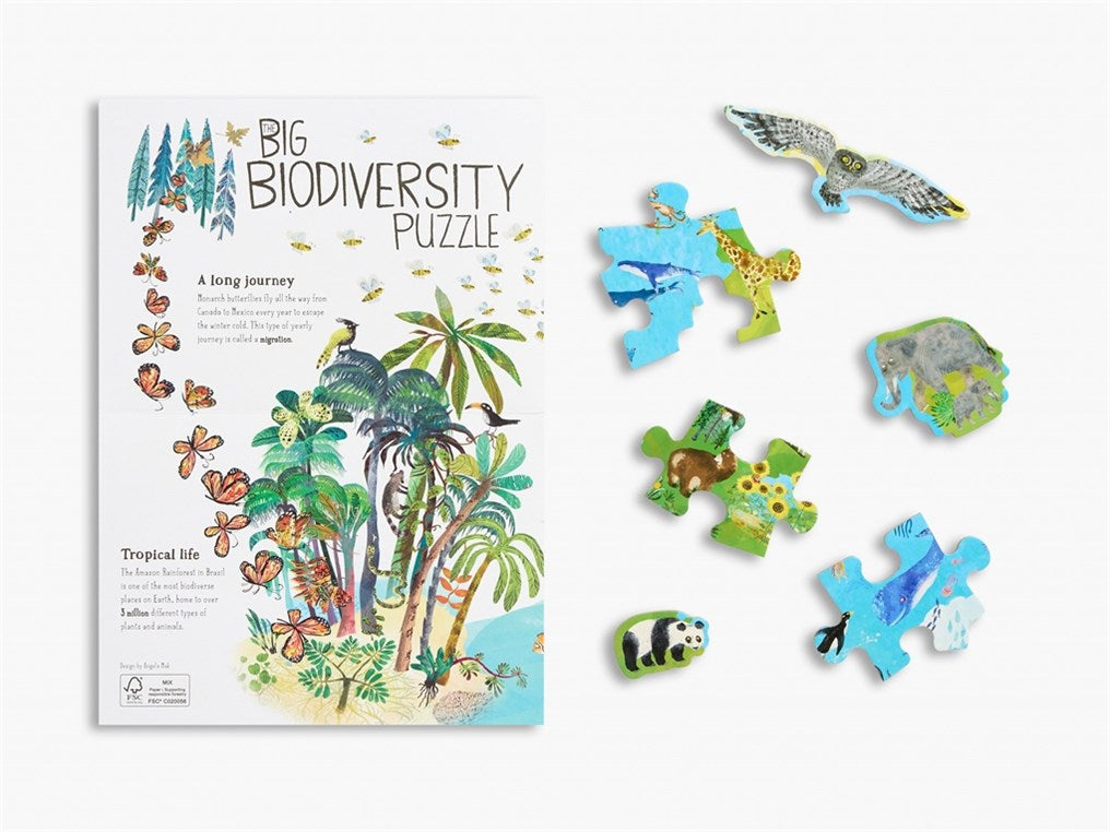 Big Biodiversity Puzzle: A Shaped Jigsaw Puzzle