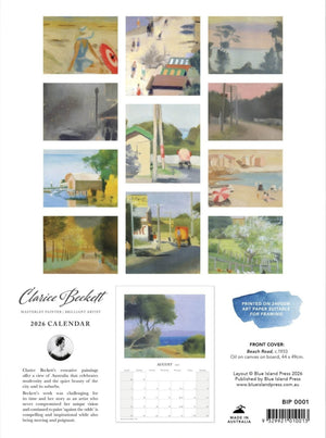 Clarice Beckett Wall Calendar 2026