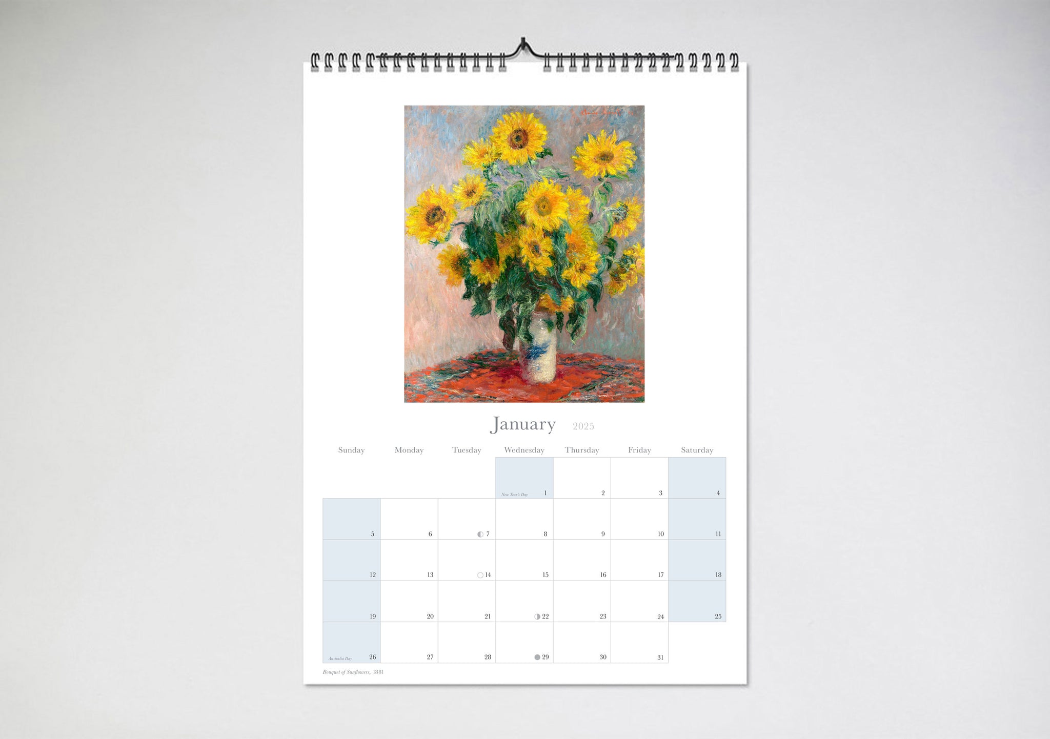 Monet 2025 Wall Calendar