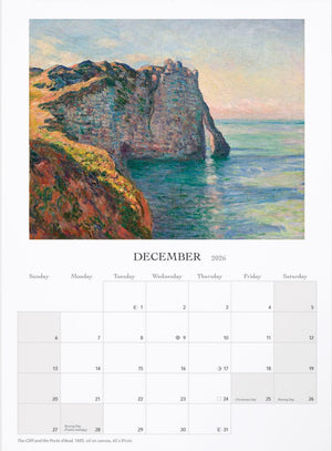 Monet Wall Calendar 2026