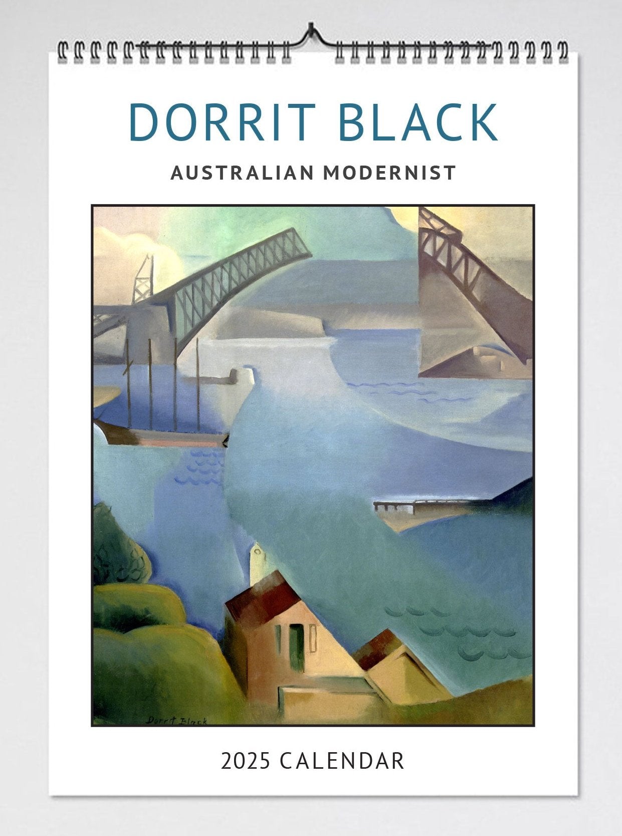 Dorrit Black 2025 Wall Calendar