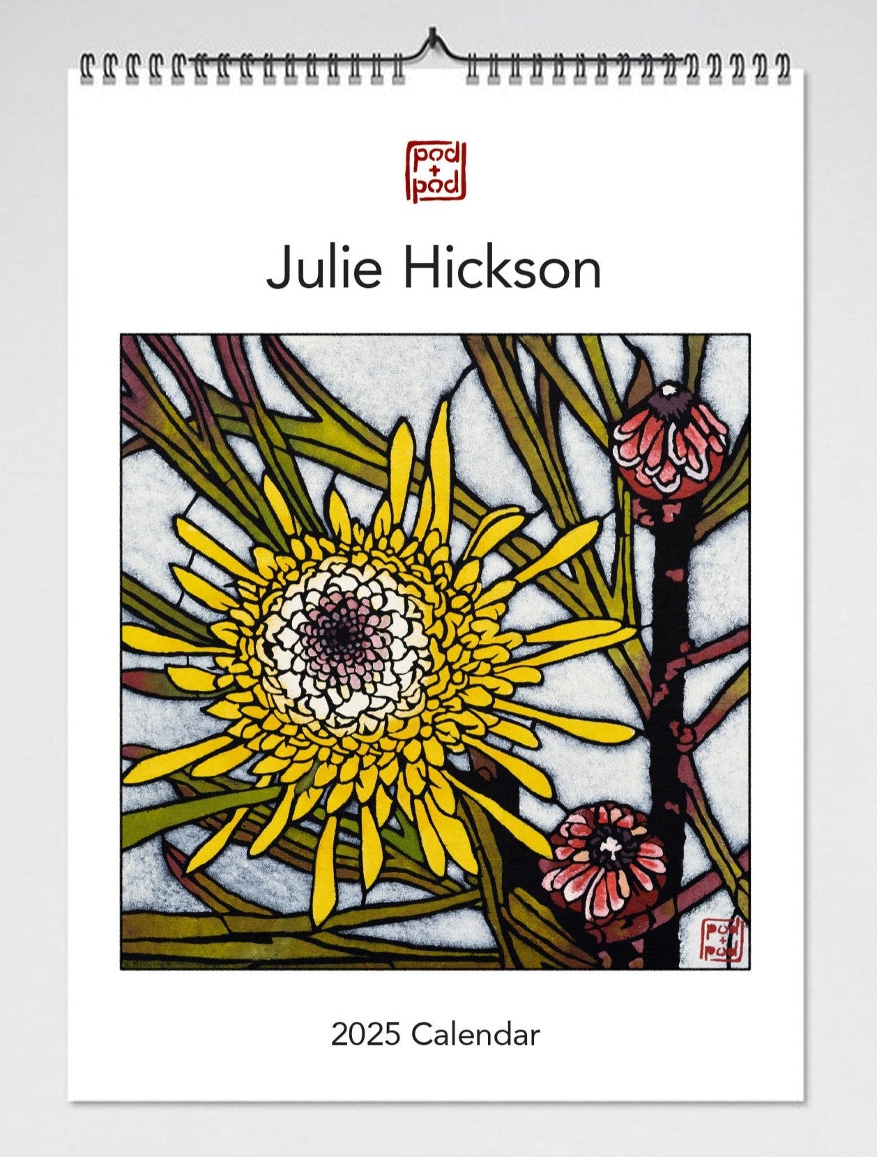 Julie Hickson 2025 Wall Calendar