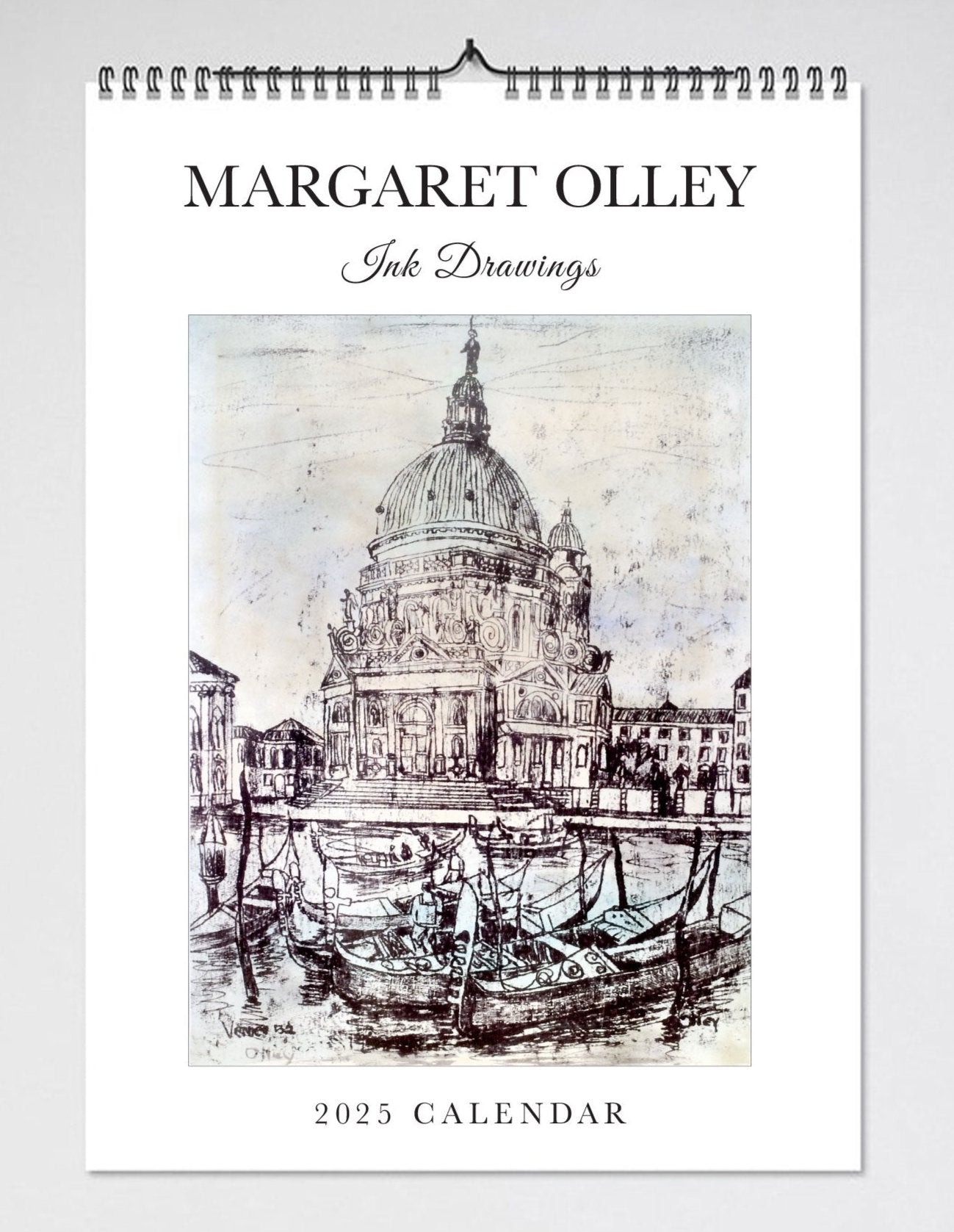 Margaret Olley Ink Drawings 2025 Wall Calendar